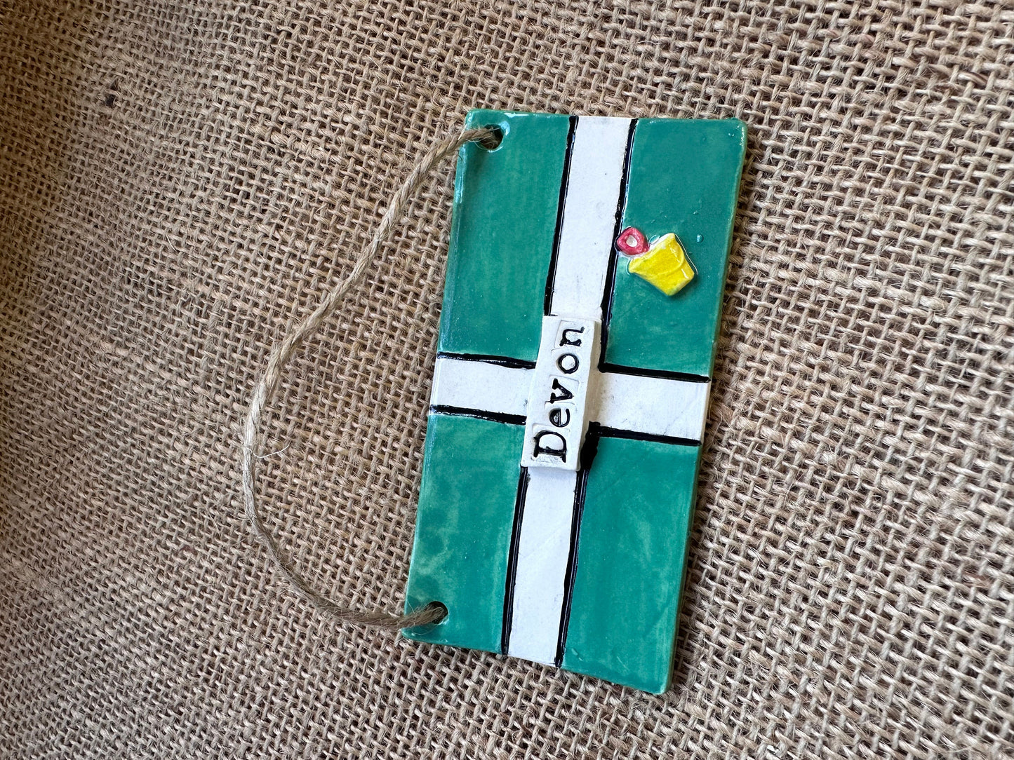 Ceramic Devon Flag