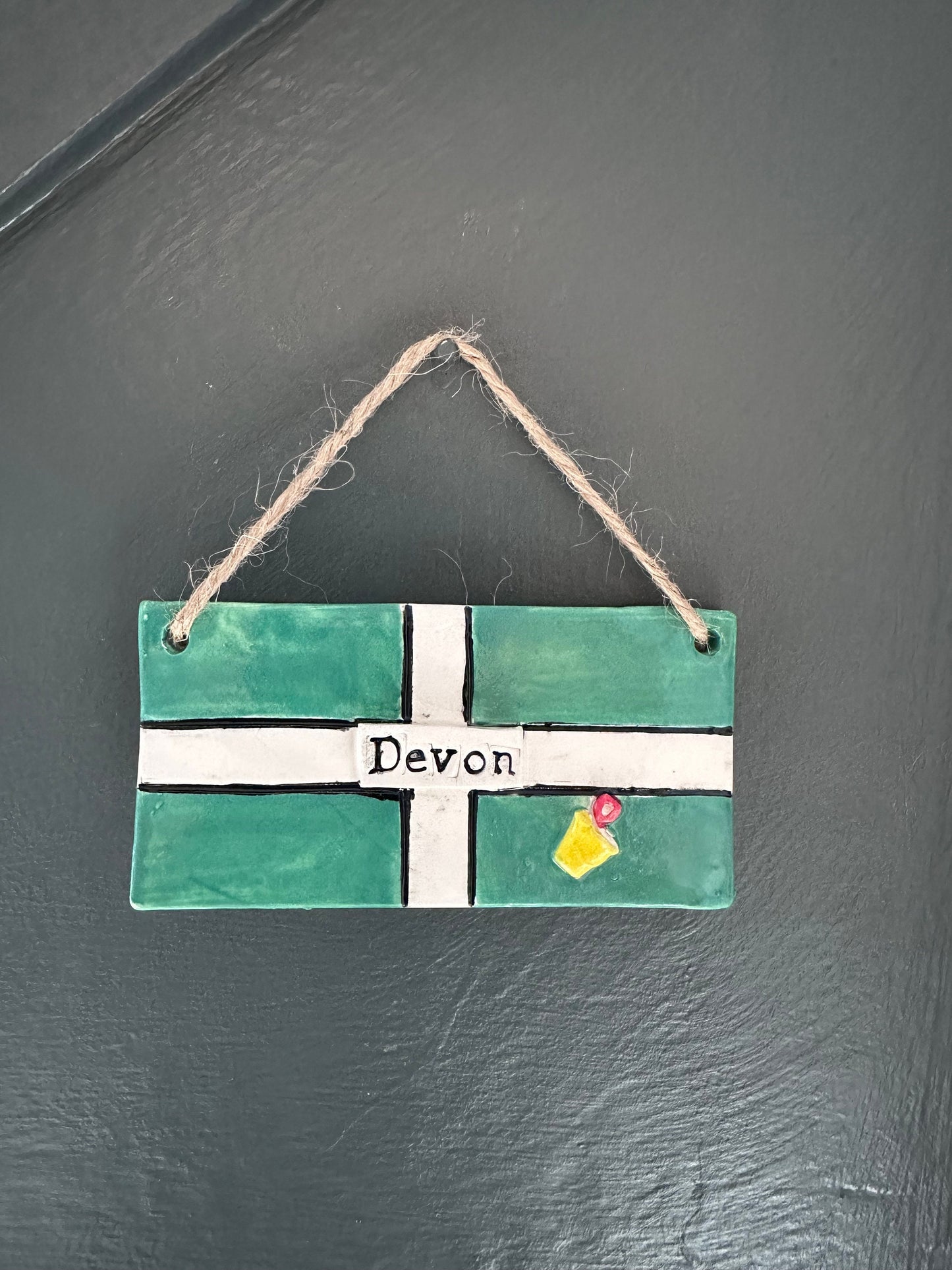 Ceramic Devon Flag