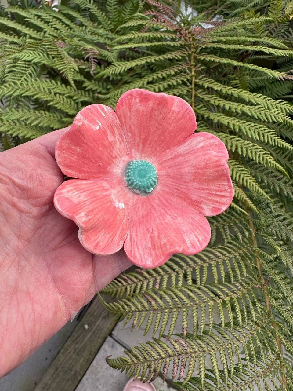 Ceramic Handmade Flowers - Made in Devon - Each is Unique