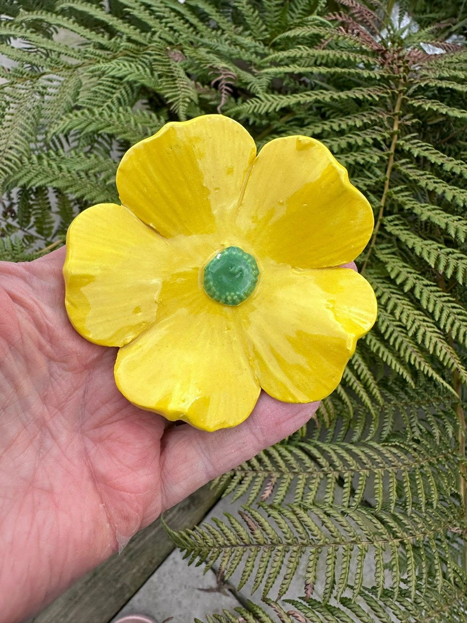 Ceramic Handmade Flowers - Made in Devon - Each is Unique