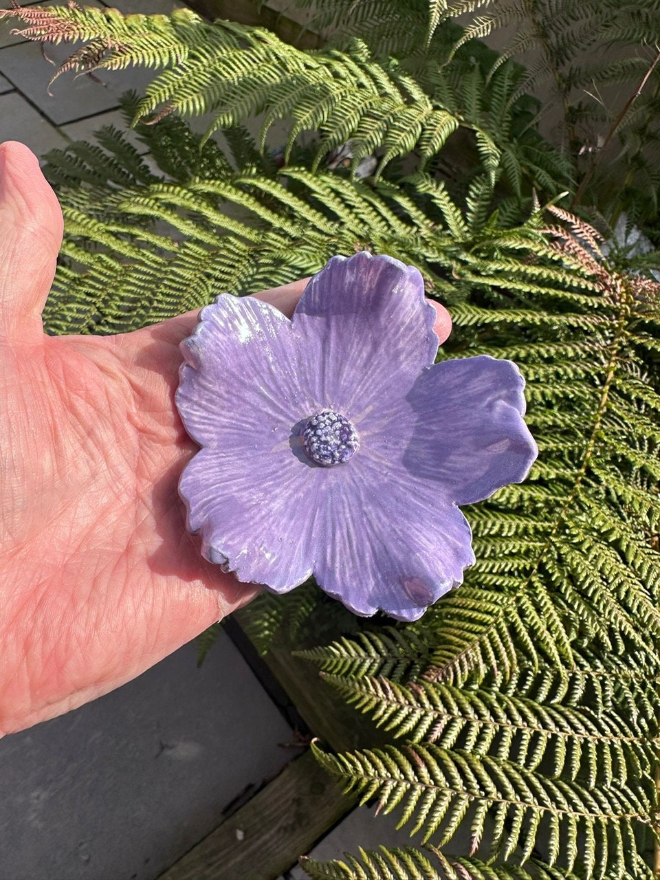 Ceramic Handmade Flowers - Made in Devon - Each is Unique
