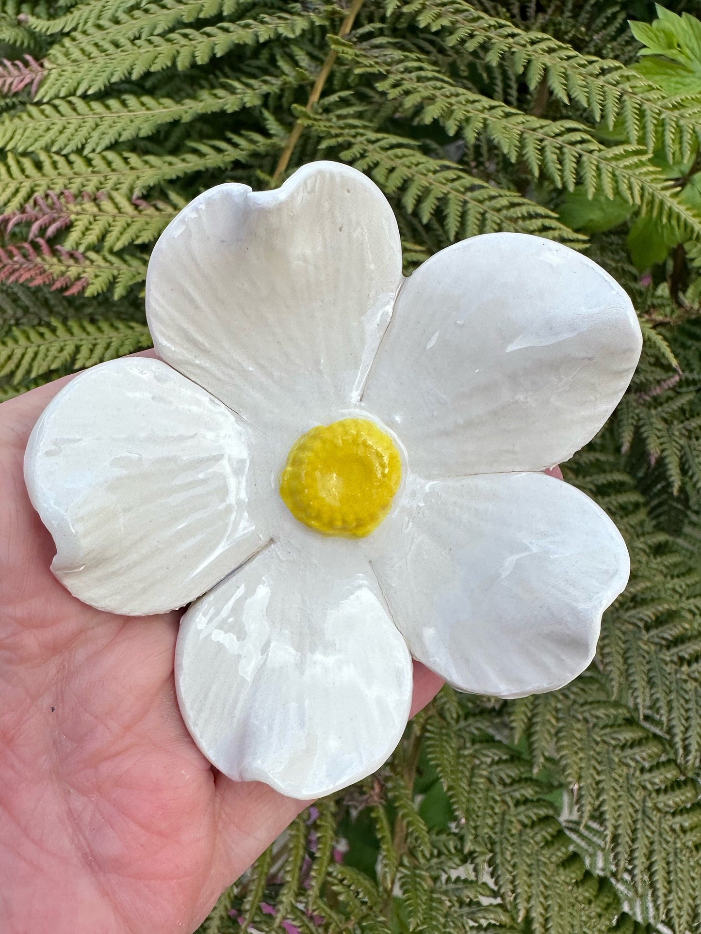 Ceramic Handmade Flowers - Made in Devon - Each is Unique