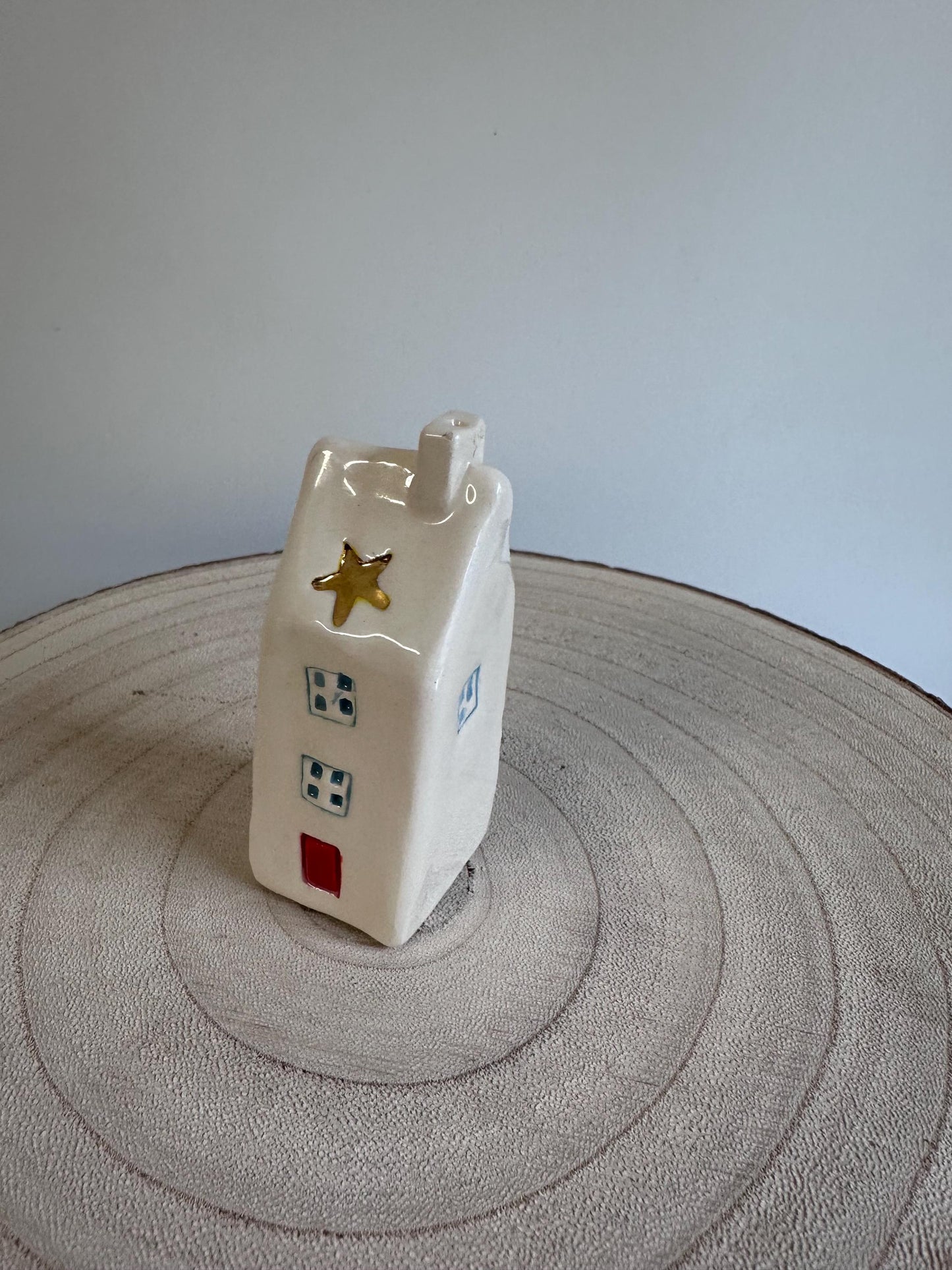 Beautiful Handmade Ceramic mini Cottage House