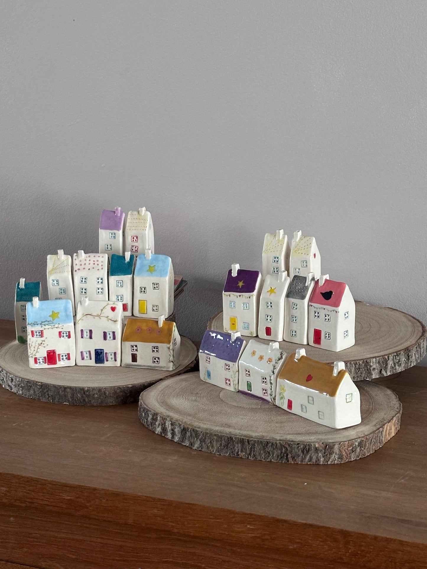 Beautiful Handmade Ceramic mini Cottage House