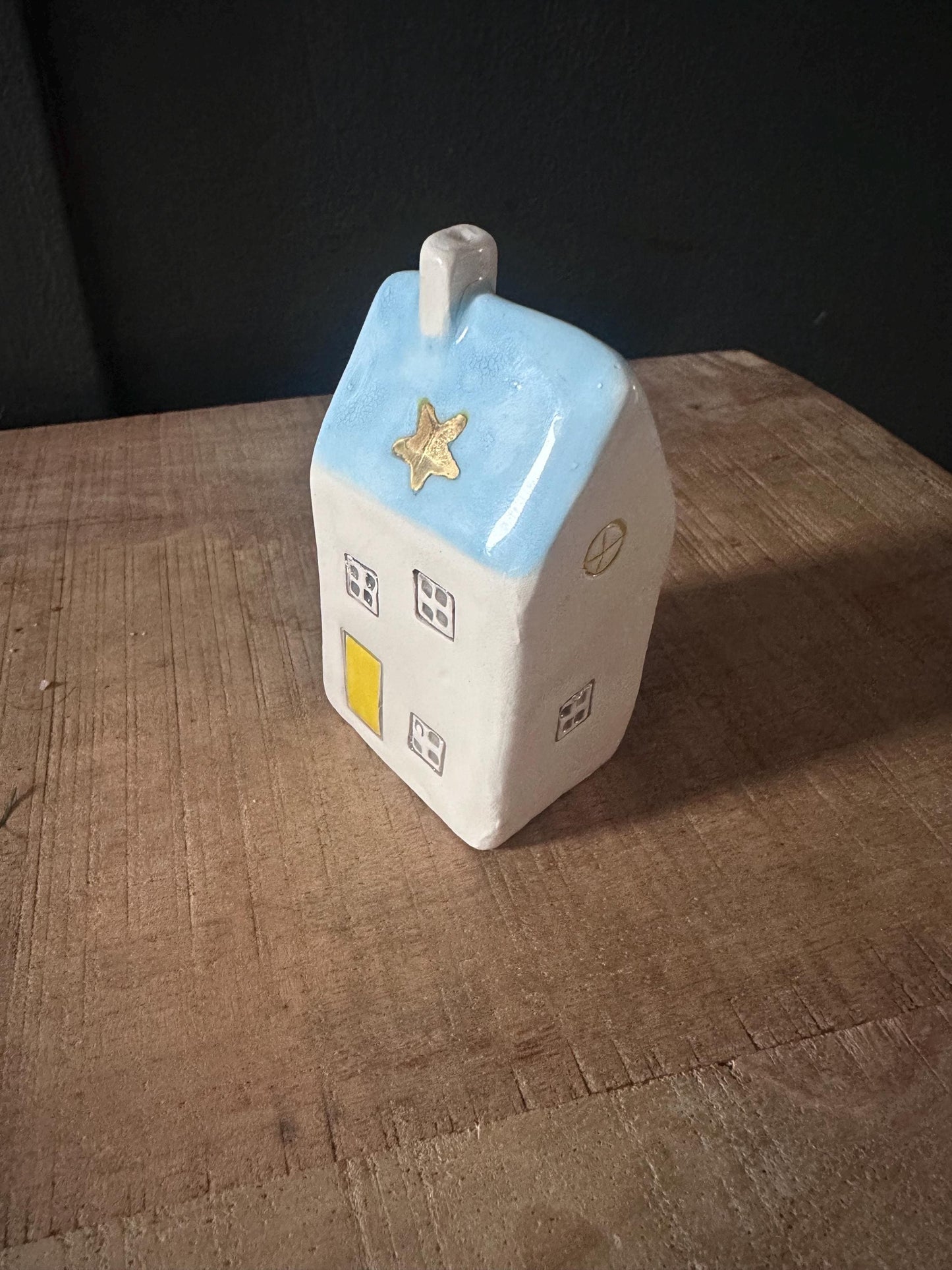 Beautiful Handmade Ceramic mini Cottage House