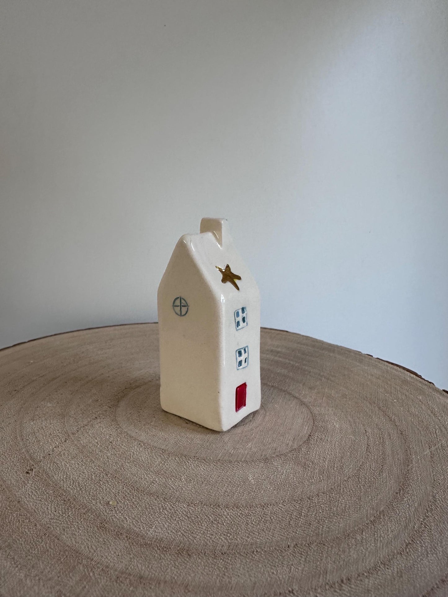 Beautiful Handmade Ceramic mini Cottage House