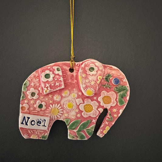 Elephant Christmas Decoration Hanger