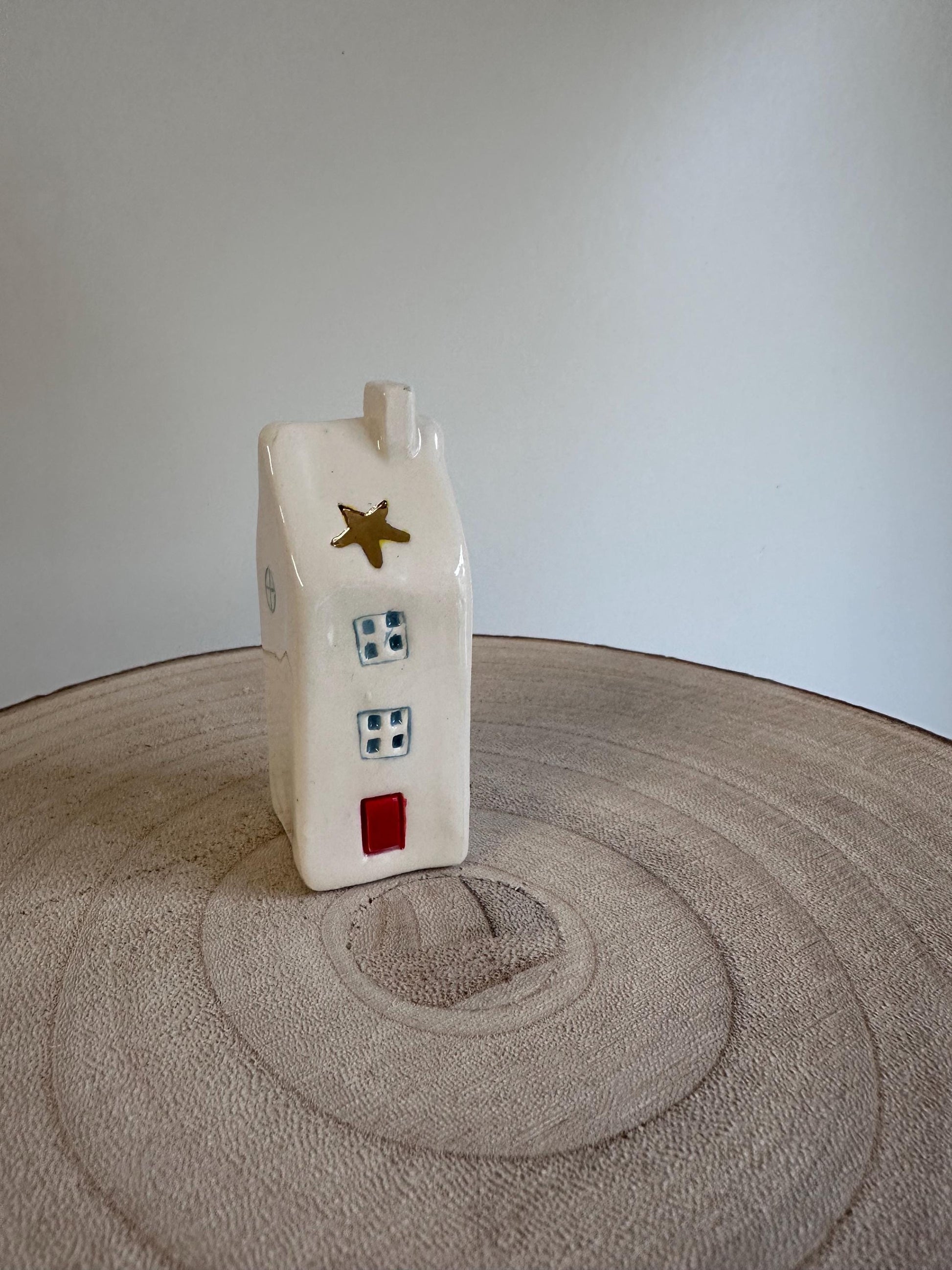 Beautiful Handmade Ceramic mini Cottage House