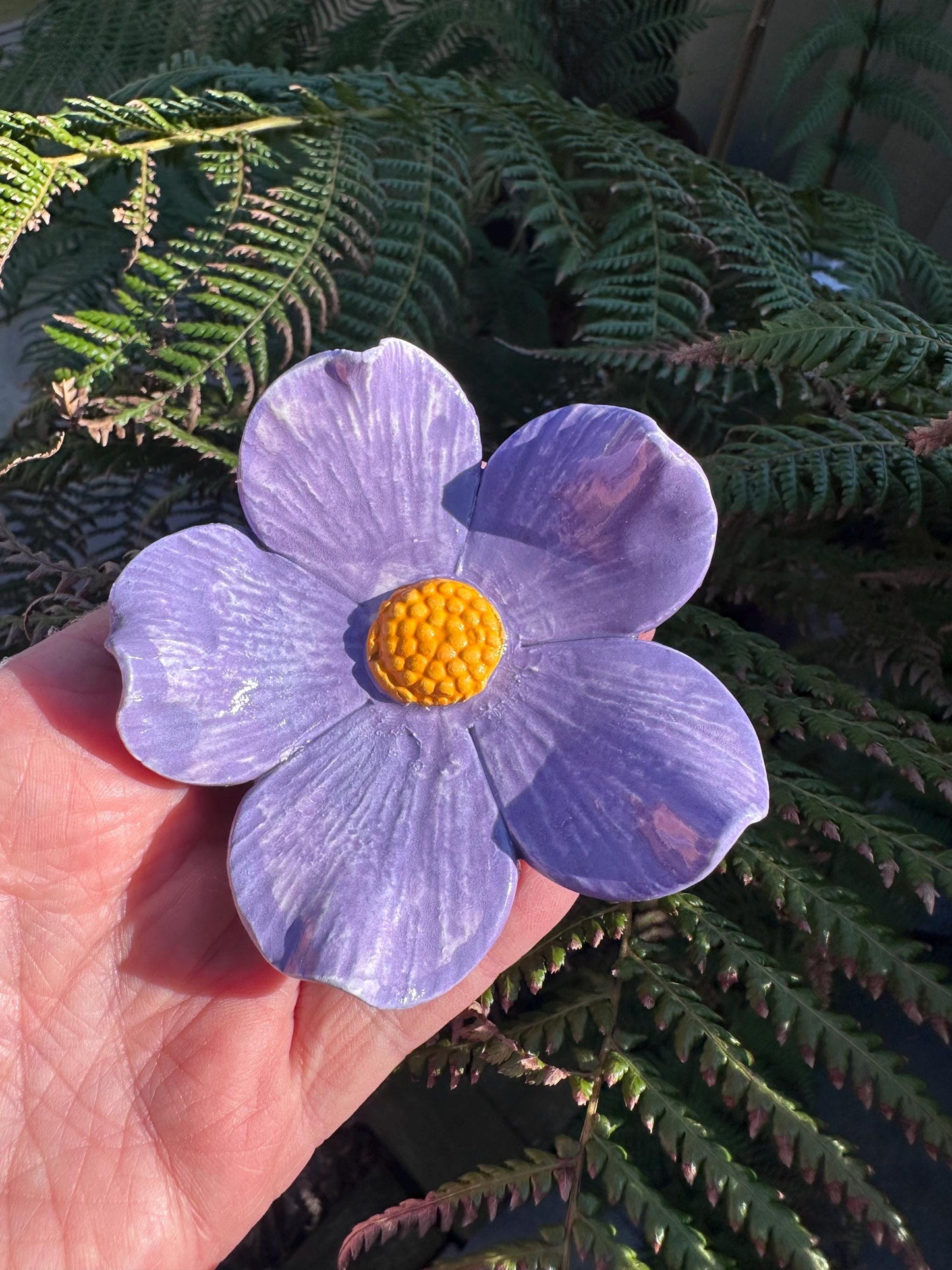 Ceramic Handmade Flowers - Made in Devon - Each is Unique
