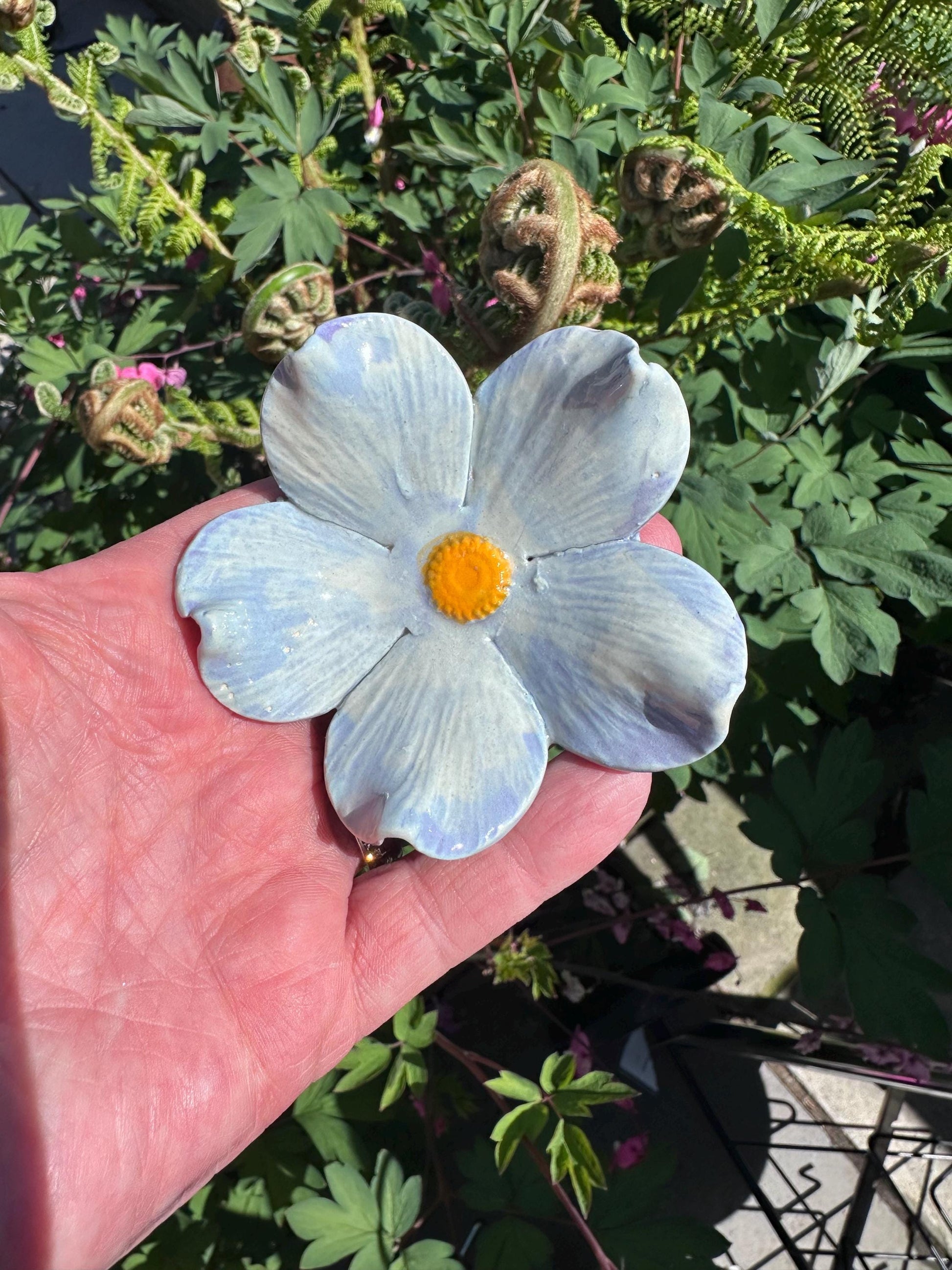 Ceramic Handmade Flowers - Made in Devon - Each is Unique