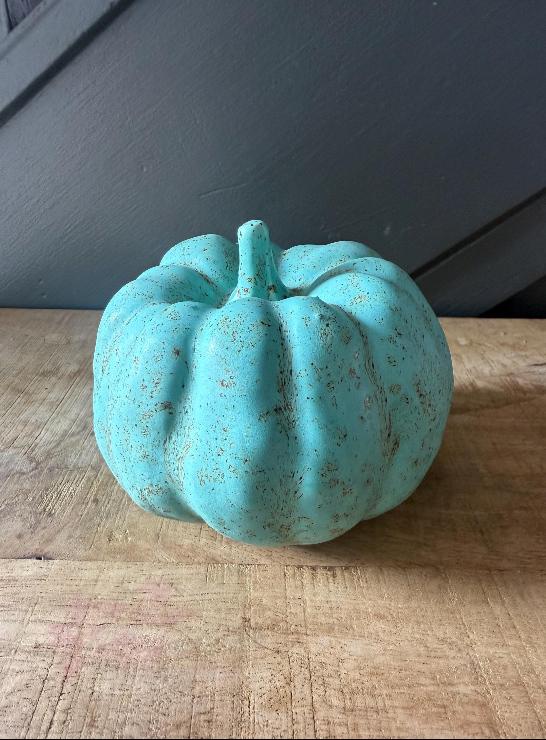 Ceramic Pumpkin Sculpture - Autumn/Halloween/Winter Decoration