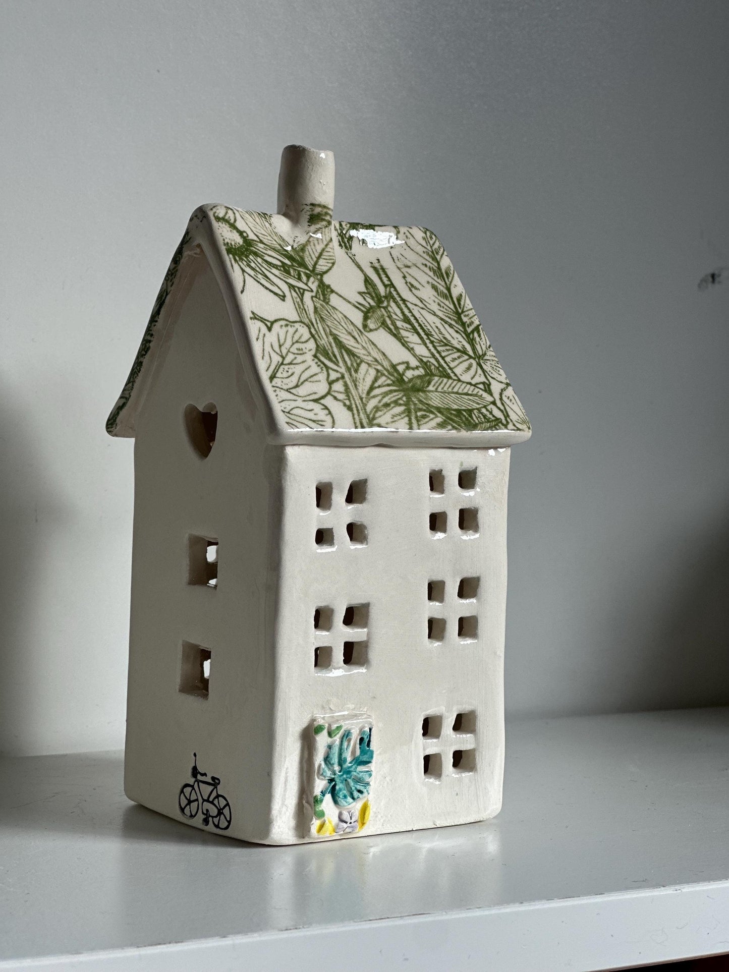 Handmade Ceramic Tealight House