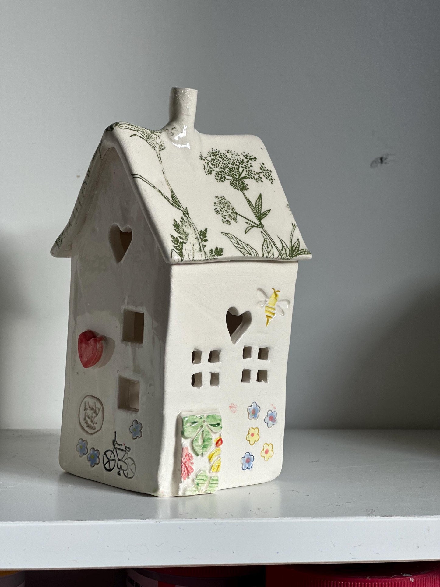 Handmade Ceramic Tealight House