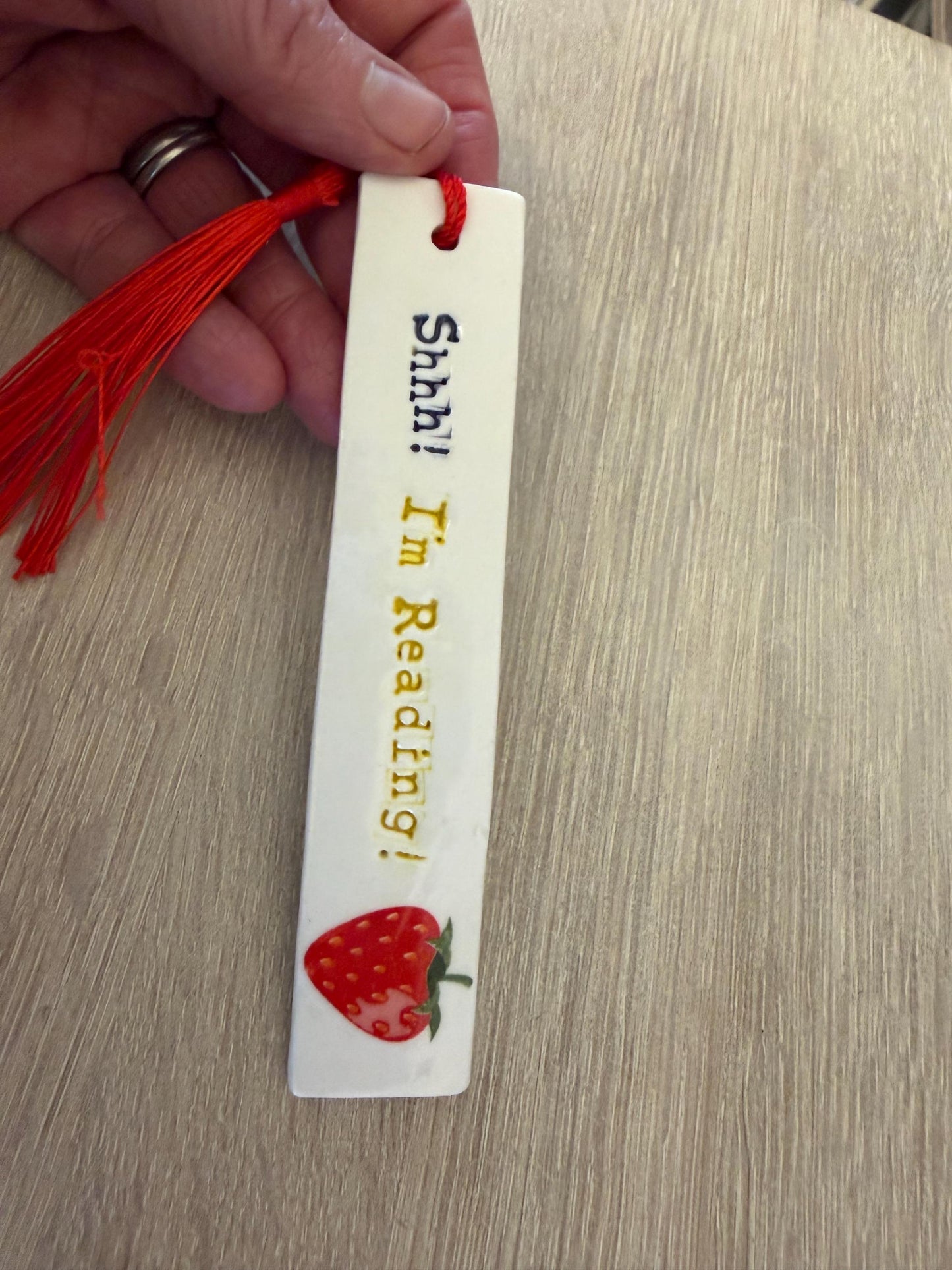 Porcelain Bookmark Handmade