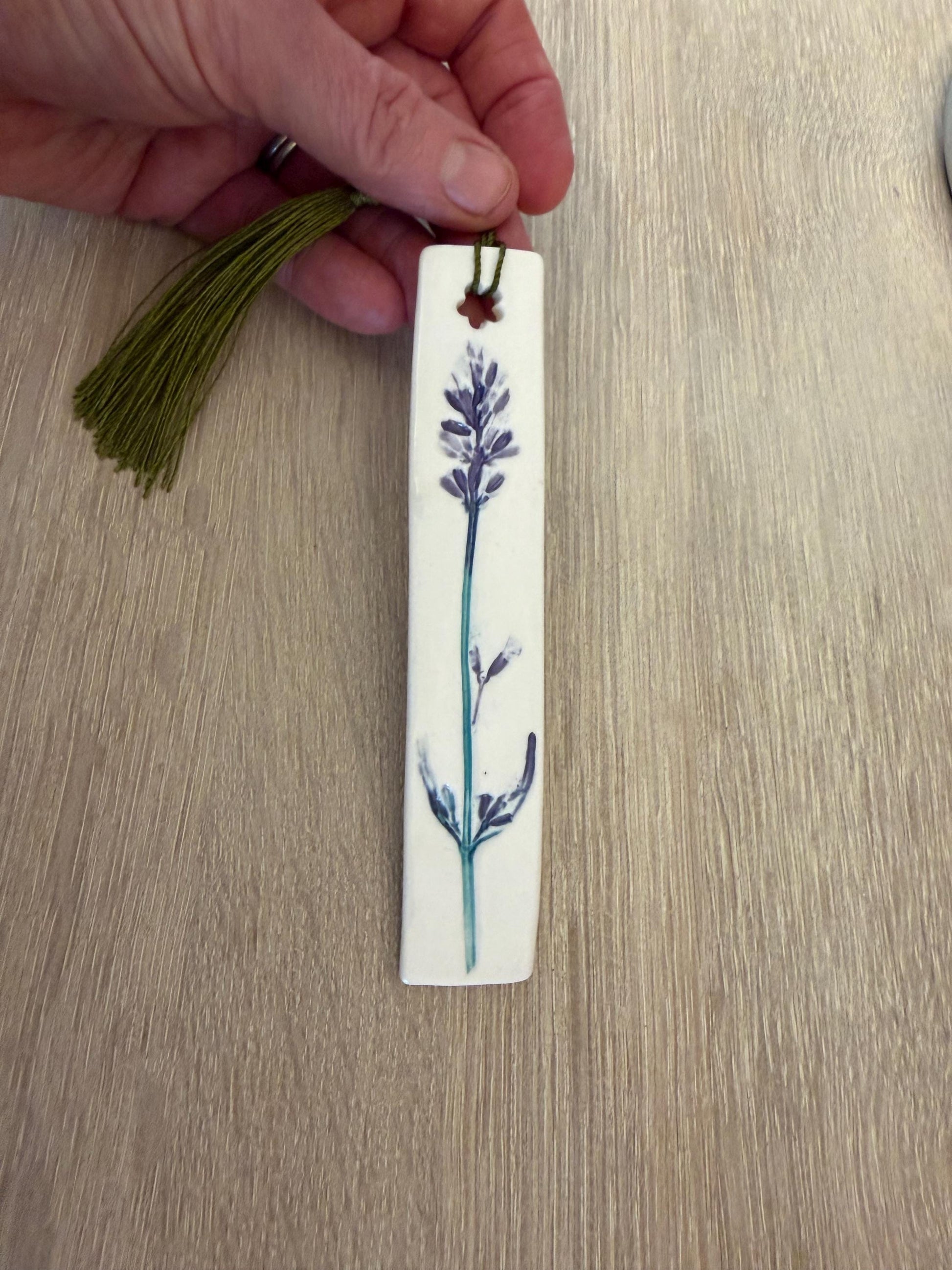 Porcelain Bookmark Handmade