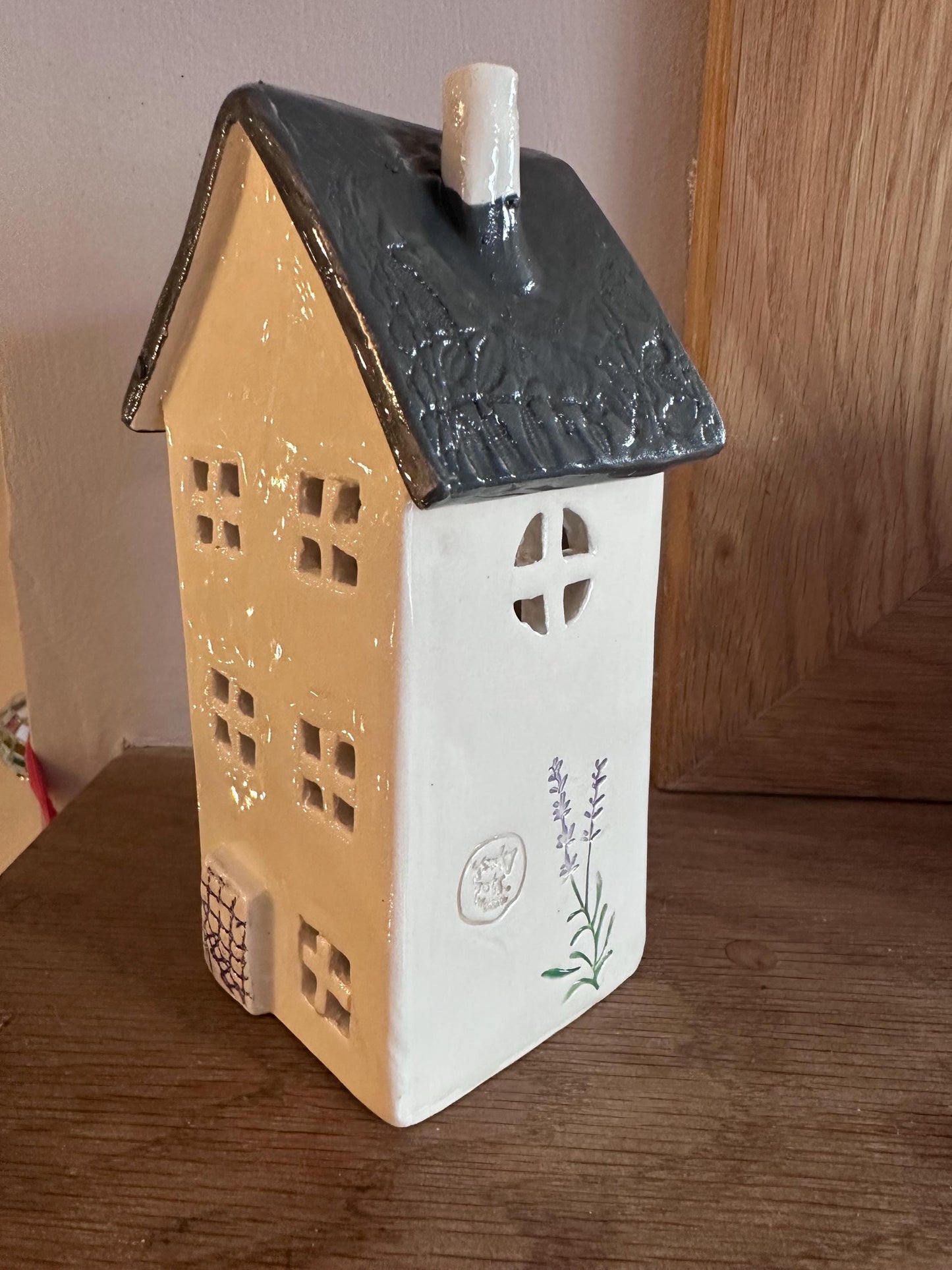 Ceramic House Tea Light Holder / Ornament