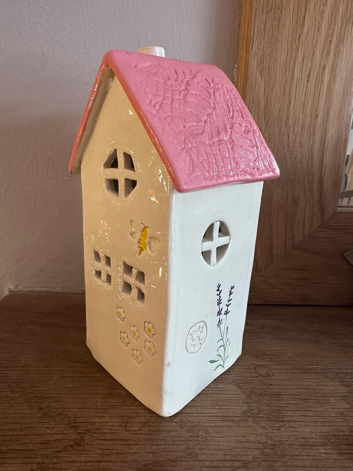 Ceramic House Tea Light Holder / Ornament