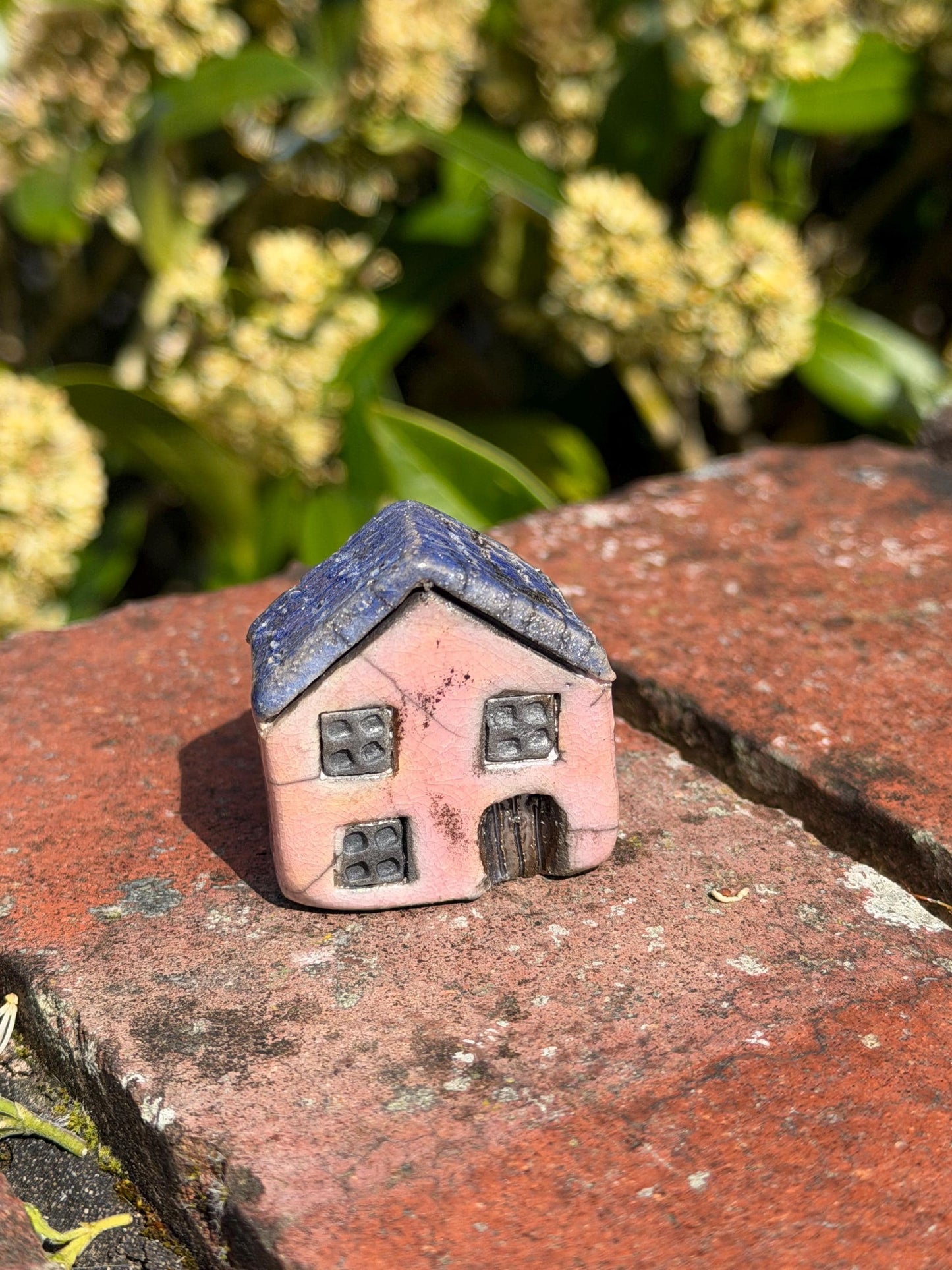 Miniature Ceramic Raku Houses