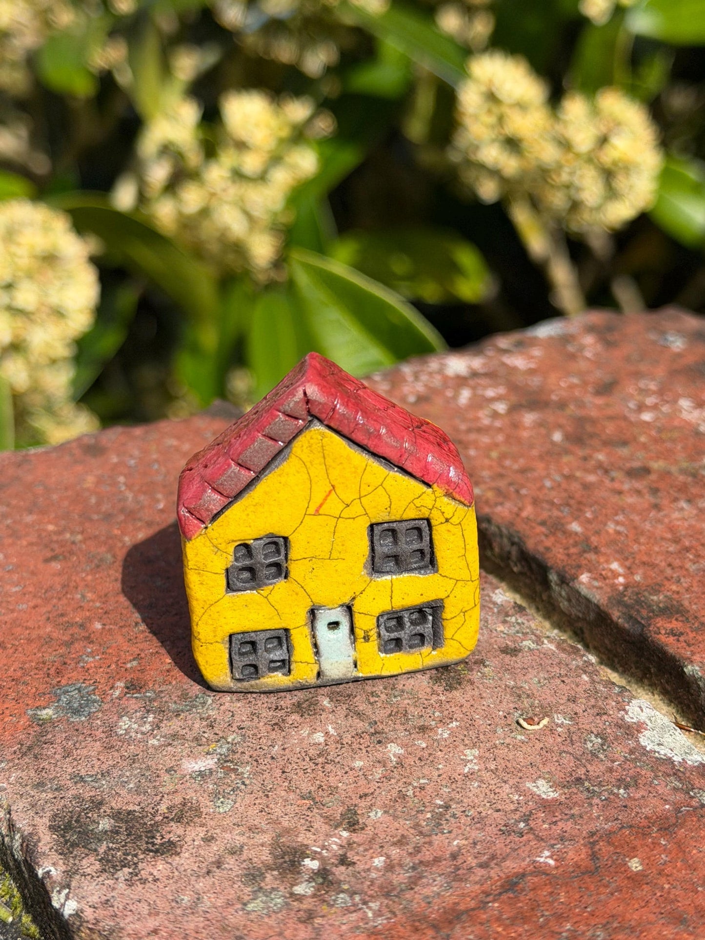 Miniature Ceramic Raku Houses