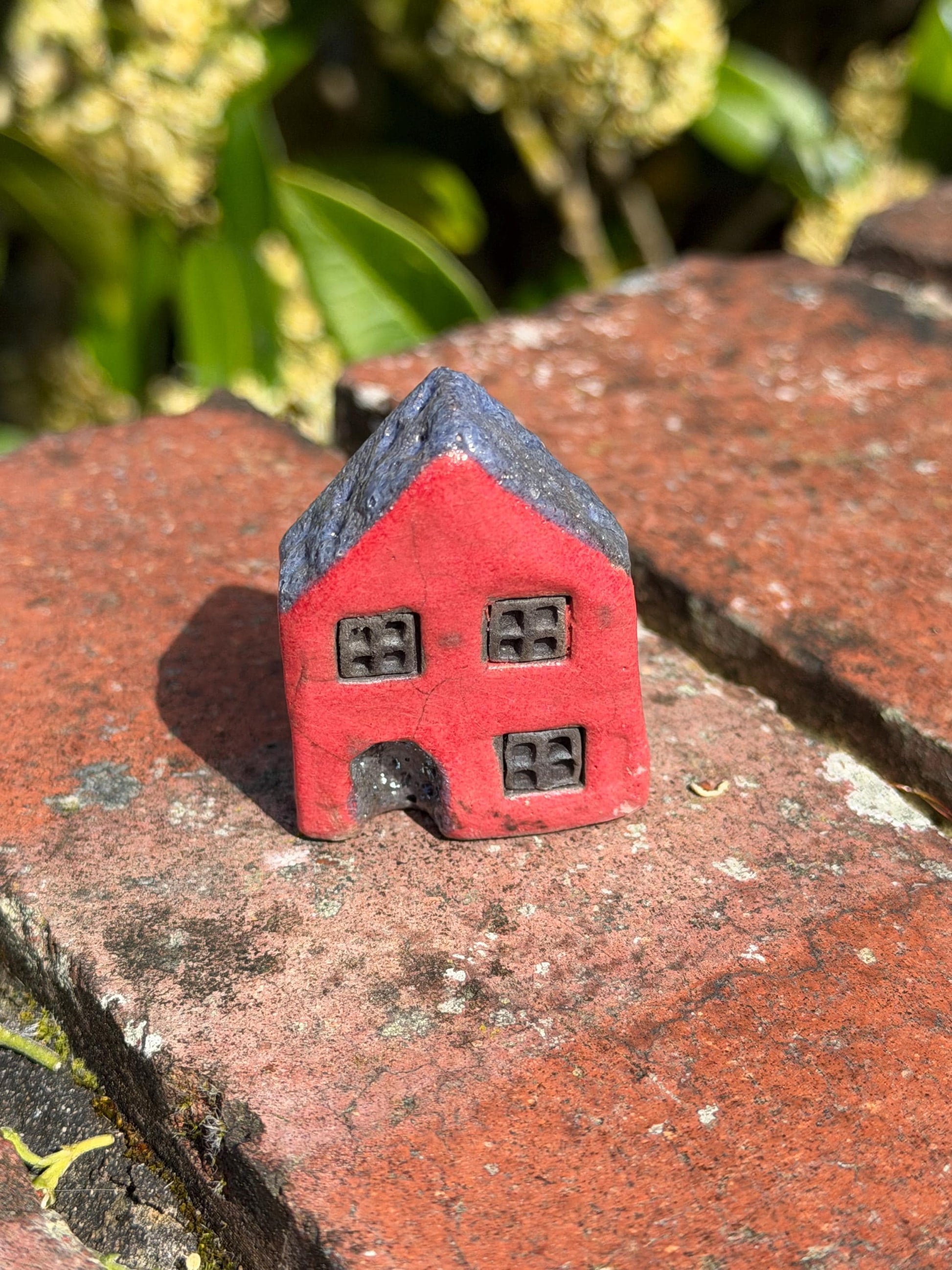 Miniature Ceramic Raku Houses