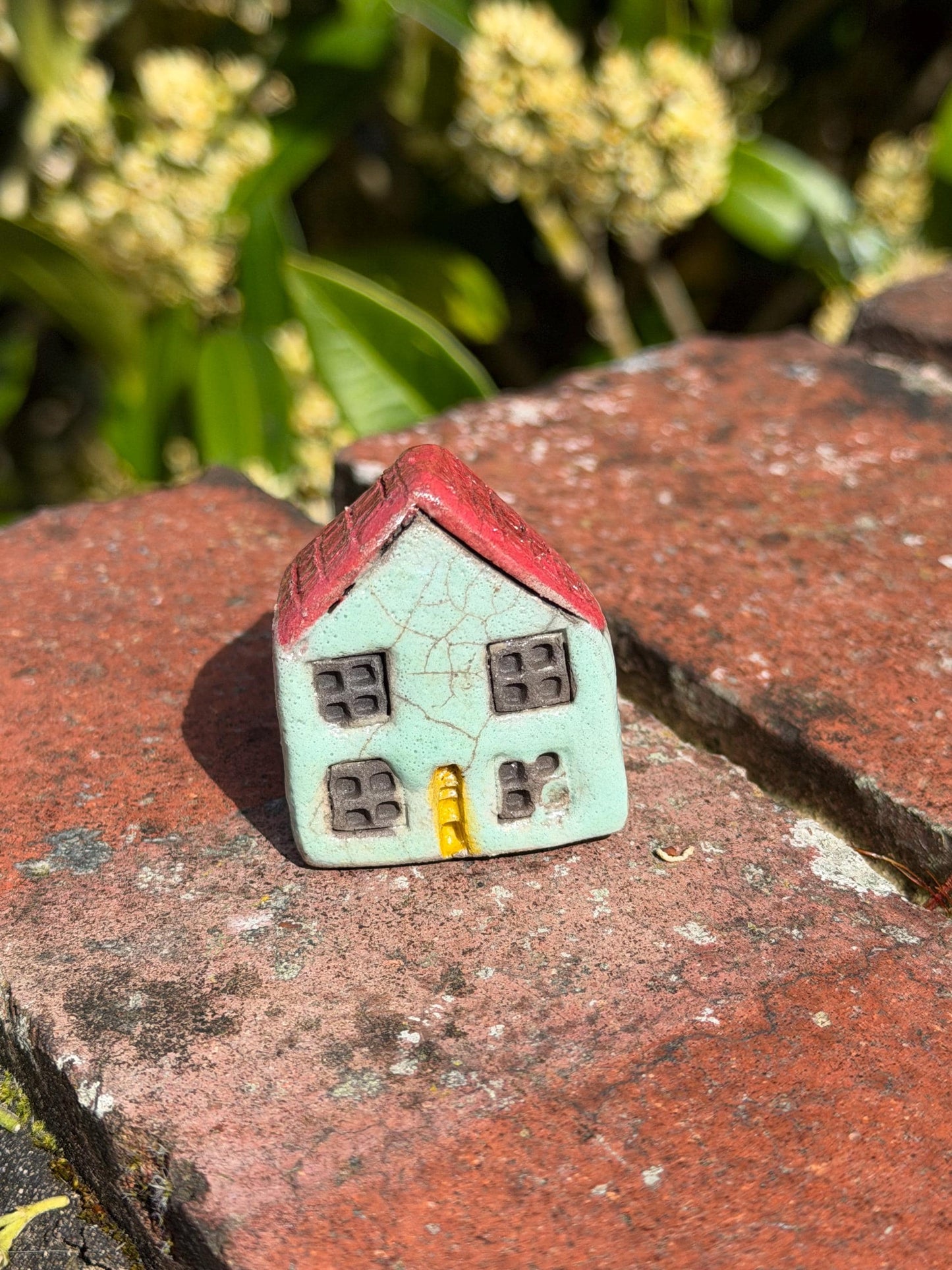 Miniature Ceramic Raku Houses